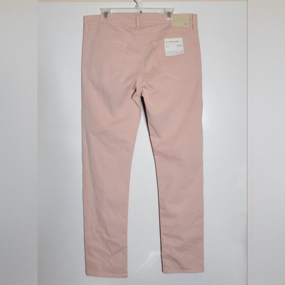 AG Tellis Vintage Pink Modern Slim Jeans Size 36x34 sueded Sateen NWT - Picture 5 of 10